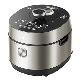 美的低脂浓香电压力锅高压锅家用新款5L双胆全自动智能不锈钢饭煲