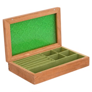 东意实木桌面收纳盒文玩玉米桌面长方形便携银元纪念币硬币收藏盒
