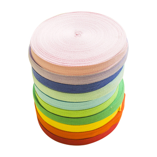 彩色2cm包边布10米包邮手工diy棉人字纹织带滚边条布条辅料镶边带