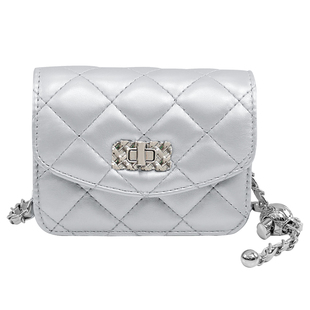 菱格链条包包女2025新款小众设计时尚单肩斜挎包高级感迷你小方包