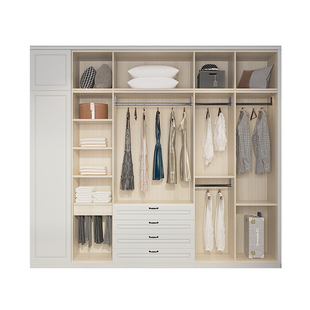 金牌衣柜家装走入式定制衣柜全屋定制卧室家用整体衣帽间柜子组合