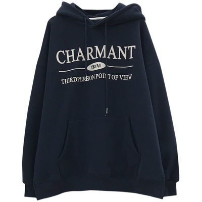 美式炸街韩版连帽卫衣