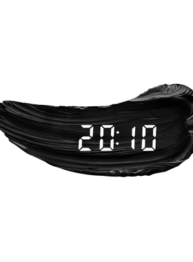 桌面静音轻奢数显电子时钟摆件