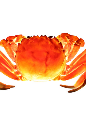 玻璃钢大闸蟹餐馆门头招牌雕塑