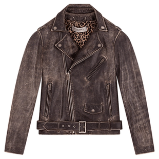 【明星同款】Golden Goose男女装时尚休闲皮夹克GGDB