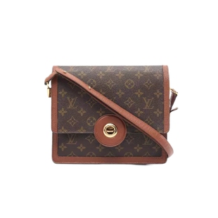 中古LV路易威登女包B级9新Raspail拉斯佩尔涂层防水帆布斜挎包