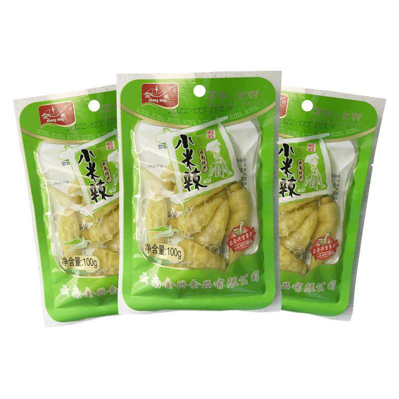 云南特产小米自制零食泡椒