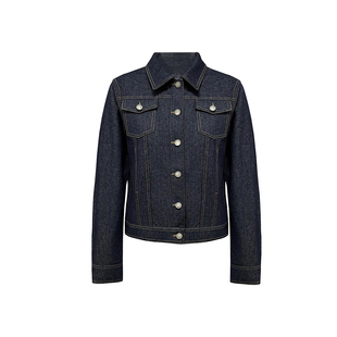 美式复古休闲宽松原色牛仔外套牛仔裤套装丹宁牛仔短款百搭套装女