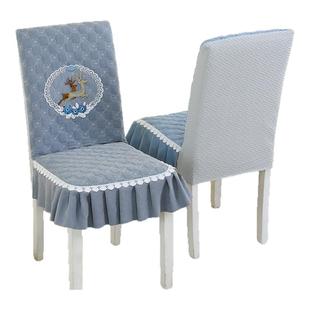 椅子套罩家用高级餐桌罩加厚通用餐厅凳子垫子椅套万能一体椅套罩