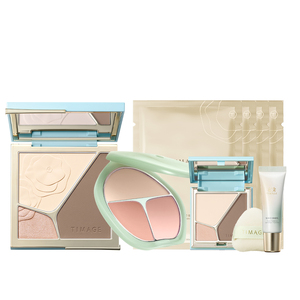 [双11直播抢购]彩棠TIMAGE三色腮红+修容盘 哑光高光膨胀彩妆套装