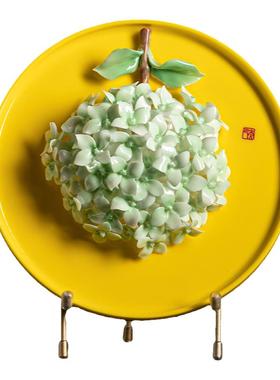 韵丽陶瓷纯手工客厅摆件