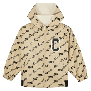 匡威童装儿童秋季防风夹克2026春秋新款男童女童薄款双面秋装外套