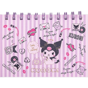 广博三丽鸥离型本少女可爱手账本简约胶带贴纸A5库洛米带贴纸收纳图册weeks素材本小学生摘记本文艺加厚空白