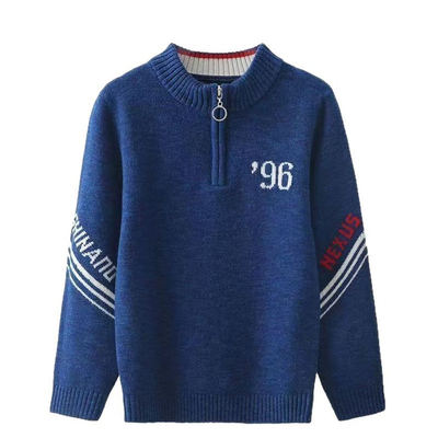 秋冬男羊毛针织男童毛衣