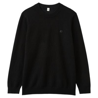 纯色圆领毛衣合体正肩针织上衣