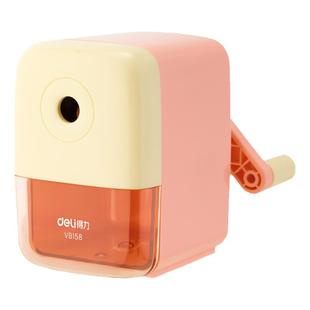 得力转笔刀铅笔刀削笔器转笔刀小学生专用铅笔刨削笔机卷笔刀手摇式卷笔刀小学生专用削笔刀铅笔刀削器全自动