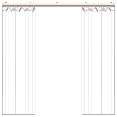 楼梯口空调隔断门帘夏季防风