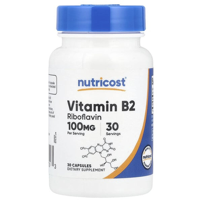 Nutricost维生素B2核黄素膳食补充剂营养素