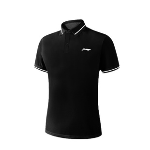 李宁polo衫男士短袖速干t恤夏季运动商务休闲翻领上衣定制体恤女