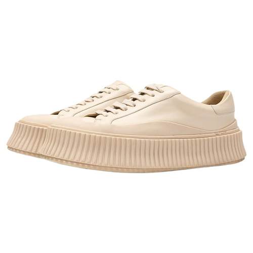 JIL SANDER 日常休闲女士羊皮经典洗涤饼干鞋银泰百货精品 301596