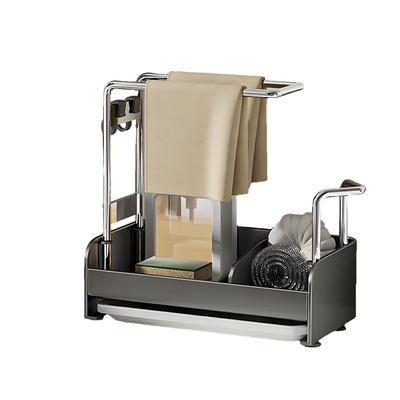 免安装厨房多功能抹布专用置物架