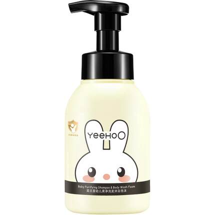 英氏婴儿儿童沐浴露洗发水二合一新生儿宝宝专用牛奶沐浴乳