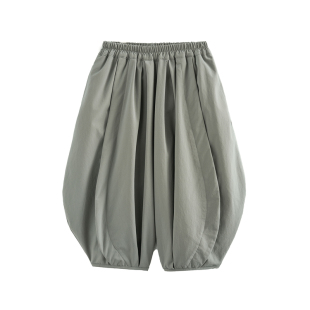 砚台家男童韩系小众棉布裤春秋新款儿童宽松休闲裤小童百搭长裤子