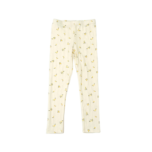 外单 cot~颜色恬静 女童儿童春末秋初碎花薄款打底裤秋裤家居睡裤