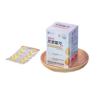 韩国钟根堂正品深海鱼油软胶囊rTG欧米伽3双重减少眼疲劳原装进口