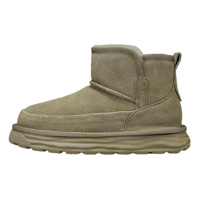 雪地靴男冬季2025新款东北加绒加厚男士皮毛一体防寒保暖高帮棉鞋