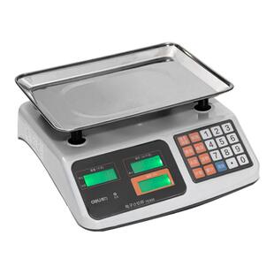 得力电子秤高精度小型精准克数称重家用商用生意厨房摆摊公斤台秤