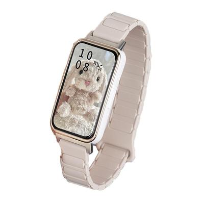 透气适用华为手环10磁吸硅胶表带