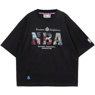 【NBA联名】杰克琼斯男装2026年春季西部球队篮球印花短袖男款T恤