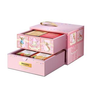Twinings川宁花漾派对礼盒进口红茶茶包粉色礼盒生日礼圣诞节礼物
