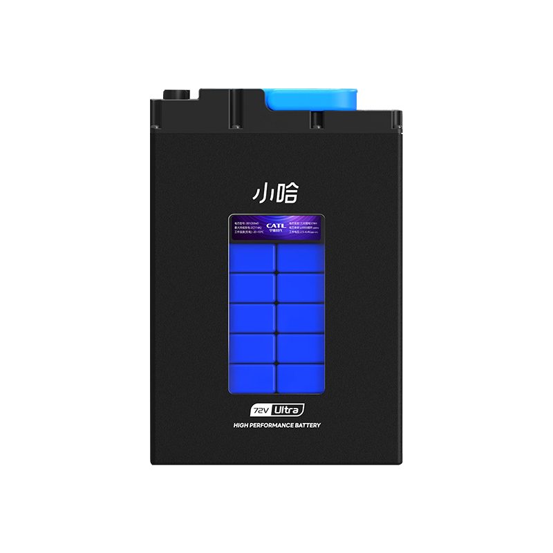 小哈電動車鋰電池72V57AH三元鋰電池外賣騎手大容量電瓶車電池