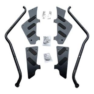 适用光阳st250射灯架踏板一体护杠保险杠防摔杠不锈钢改装配件