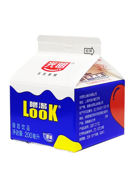 光明噜渴LOOK酸奶低温200ml饮品