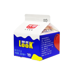 光明噜渴LOOK酸奶低温200ml盒装整箱益生菌原味牛奶餐饮冷藏饮品