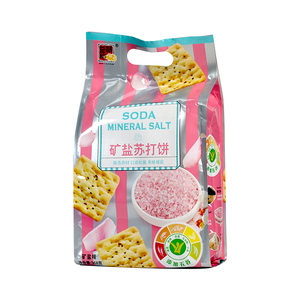 精益珍苏打饼干咸味薄脆饼干办公室休闲零食小吃代餐368g整箱批发