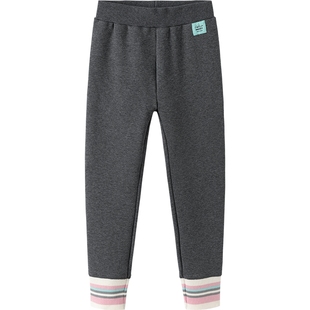 巴拉巴拉女童加绒打底裤中大童宝宝裤子秋冬新款童装儿童加厚长裤