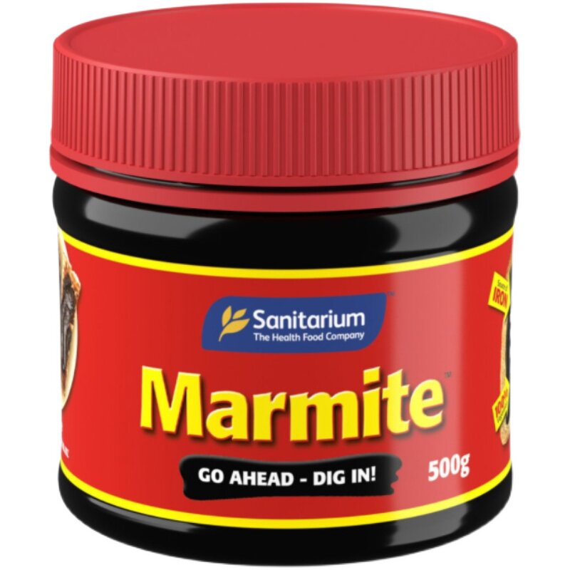 现货新西兰直邮代购Sanitarium Marmite马麦酱面包酱咸鲜口味500g