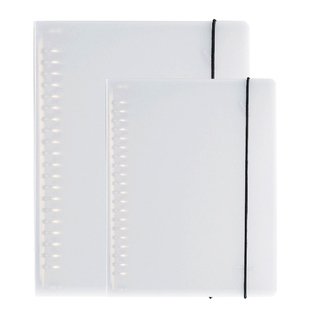 可得优活页本外壳A5/B5/A4活页夹可拆卸6孔活页环扣20孔/30孔金属夹笔记本替芯26孔大学生活动线圈多孔打孔器