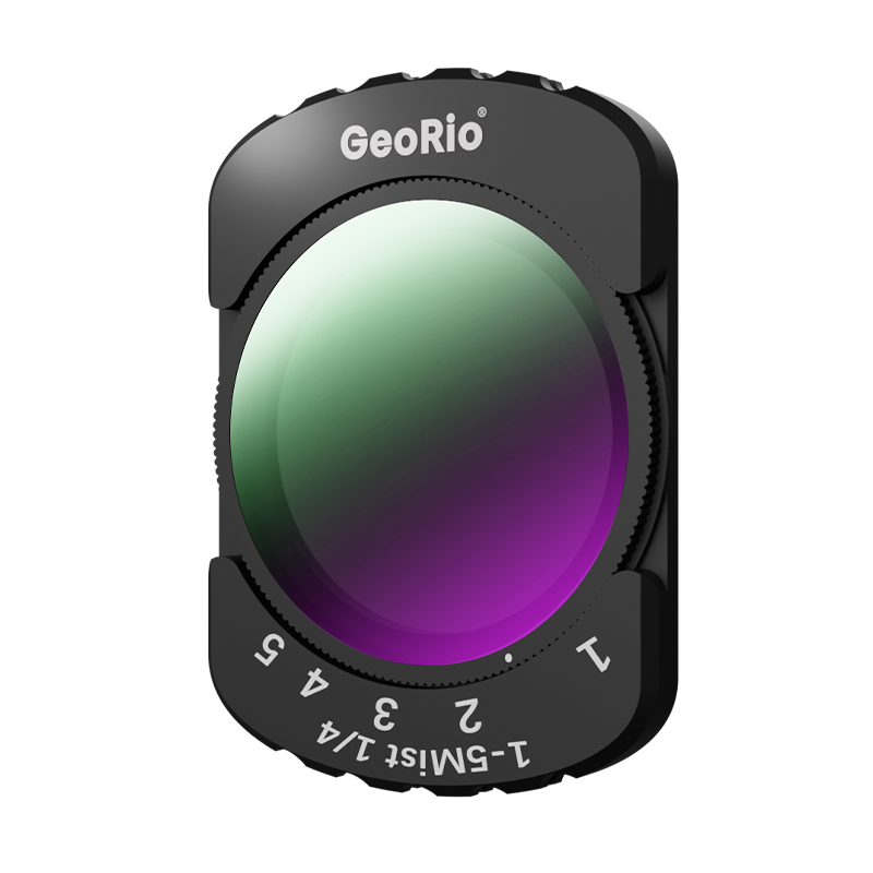 Georio适用大疆滤镜pocket 3磁吸滤镜套装黑柔滤镜ND减光镜广角镜头增广镜CPL偏振镜UV保护抗光害DJI相机配件
