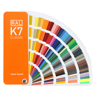 RAL劳尔色卡国际标准油漆乳胶漆涂料色卡样本册216色调样本K7/K5