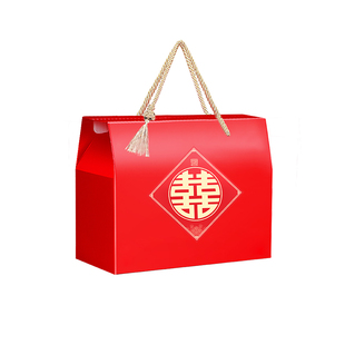 新款大喜糖盒子结婚回礼订婚通用礼品盒吾家有喜离娘肉伴手礼空盒