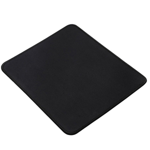 橡胶鼠标垫黑色办公桌垫子桌面垫加厚商务小号黑鼠标垫小号橡胶垫