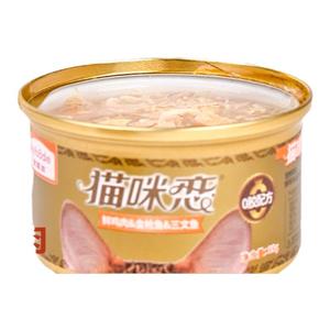 麦富迪猫咪零食湿粮罐头金枪鱼白肉成幼猫营养增肥补水85g*24整箱