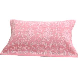 特价纯棉枕巾纱布成人儿童情侣学生100%全棉欧式大枕头巾四季清仓