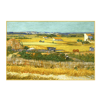 梵高星空油画卧室客厅装饰画名画