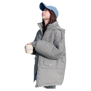 oversize面包服短款棉衣棉服女2025年新款潮秋冬季外套女装厚棉袄